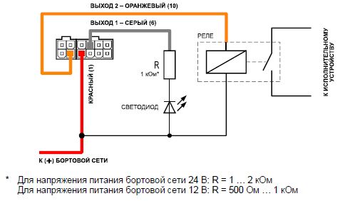 Подключение контроллера АвтоГРАФ-GSM / GSM+